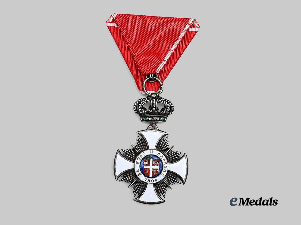 serbia,_kingdom._an_order_of_the_star_of_karageorge,_i_i_i_class_knight,_by_scheid,_c.1910_e_medals__e_u24408_4