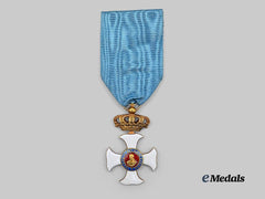 Spain, Kingdom. An Order of Maria Isabella Louisa, Gold Cross for Military Merit