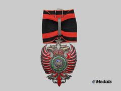 Albania, Italian Occupied. An Order of Skanderbeg, III Class, by Cravanzola, c.1945
