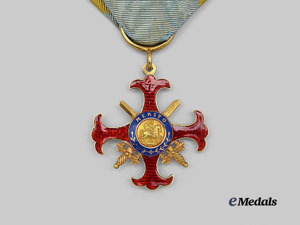 italy,_kingdom_of_the_two_sicilies._a_royal_military_order_of_st._george_of_the_reunion,_knight’s_cross_of_grace,_in_gold,_c.1860_e_medals__e_u24423_3