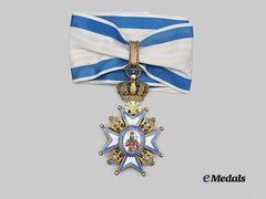 Serbia, Kingdom. An Order of St. Sava, III Class in Case by G.A Schied, c.1900