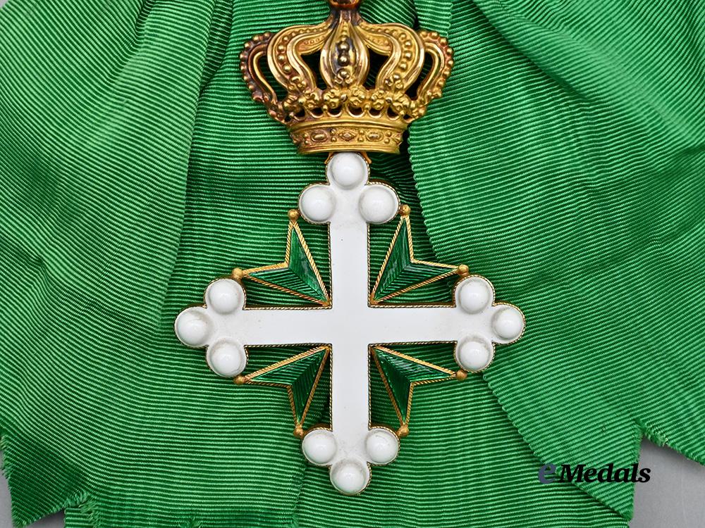 italy,_kingdom._an_order_of_st._maurice_and_st._lazarus,_grand_cross_set,_in_gold,_c.1880_e_medals__e_u24447_5