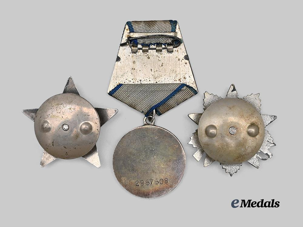 russia,_soviet_union._a_mixed_lot_of_decorations_for_military_merit_e_medals__e_u24455_4