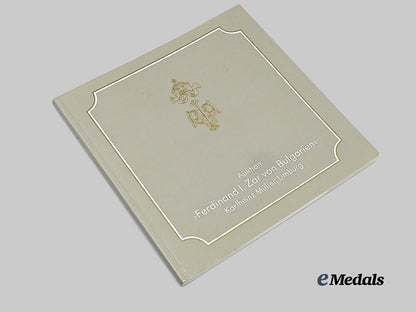 serbia,_kingdom._a_medal_bar_of_karageorge_and_gold_commemorative_medal_belonging_to_tsar_ferdinand_i_of_bulgaria_e_medals__e_u24500_9