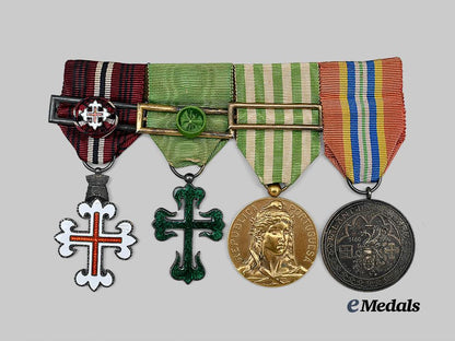 portugal,_kingdom._a_military_merit_medal_bar_of_four_decorations_e_medals__e_u24510_2