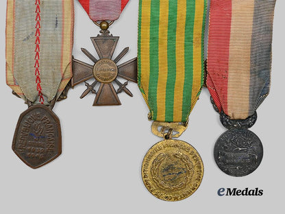 france,_republic._a_second_war_and_indochina_medal_bar,_c.1950_e_medals__e_u24524_5