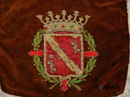 spain,_spanish_state._a_franco-_era_state_trumpet_banner_of_franco’s_personal_guard_e_medals__e_u24527_3