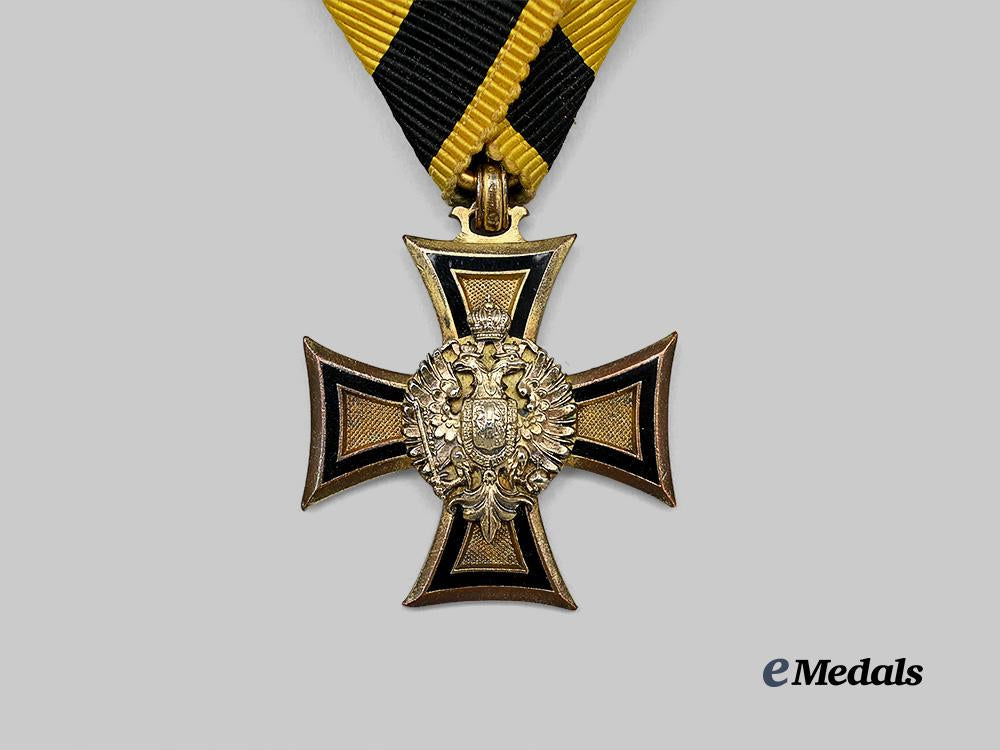 austria,_imperial._a_military_long_service_decoration,_i_i_class_for_officers_for40_years,_c.1900_e_medals__e_u24545_7