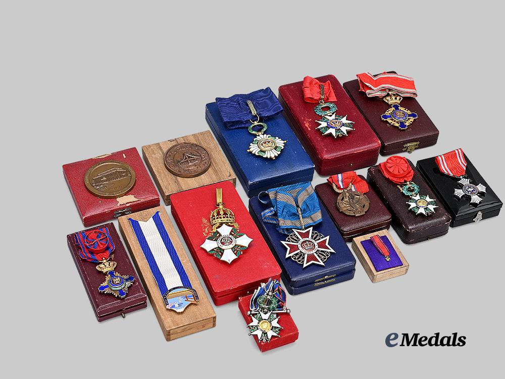 romania,_kingdom;_japan,_imperial._an_extensive_group_to_romanian_diplomat_george_stoicescue,_stationed_in_japan,1930s_e_medals__e_u24564_2