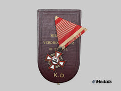 Austria, Imperial. A Military Merit Cross, III Class by Rothe, in Case, c.1915