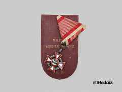 Austria, Imperial. A Military Merit Cross, III Class by Scheid, in Case, c.1915