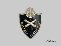 Italy, Kingdom. An MVSN Anti-Aircraft Unit Sleeve Shield