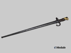 France, Third Republic. A Model 1874 Gras bayonet