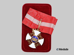 Italy, Kingdom. An Order of the Crown, Commander in Gold, by Cravanzola