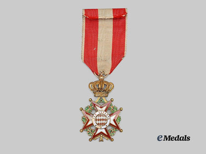 monaco,_principality._an_order_of_st._charles,_i_class_knight_in_gold_e_medals__e_u24725_4