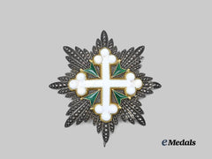 Italy, Kingdom. An Order of St. Maurice and St. Lazarus, Grand Cross Breast Star in Gold, c.1865