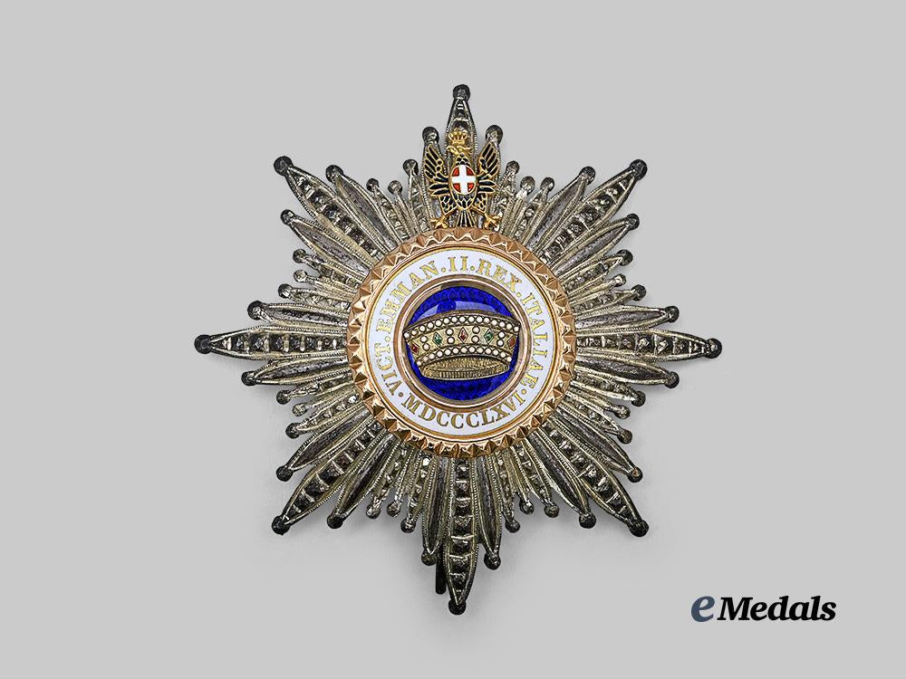 italy,_kingdom._an_order_of_the_crown_of_italy,_grand_cross_set_in_gold,_by_cravanzola_e_medals__e_u24774_10