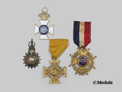 International. A Lot of Four Orders & Decorations