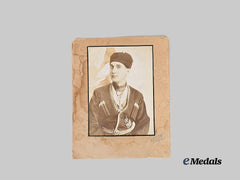 Russia, Imperial. A Large Cossack Studio Portrait with Orders