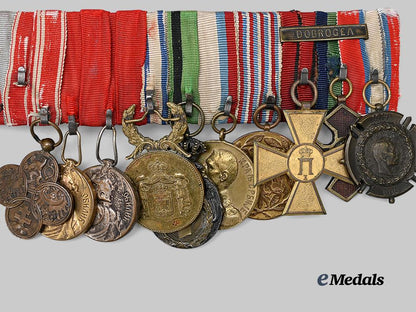 romania,_kingdom._an_extensive_medal_bar_with_awards_e_medals__e_u24826_3