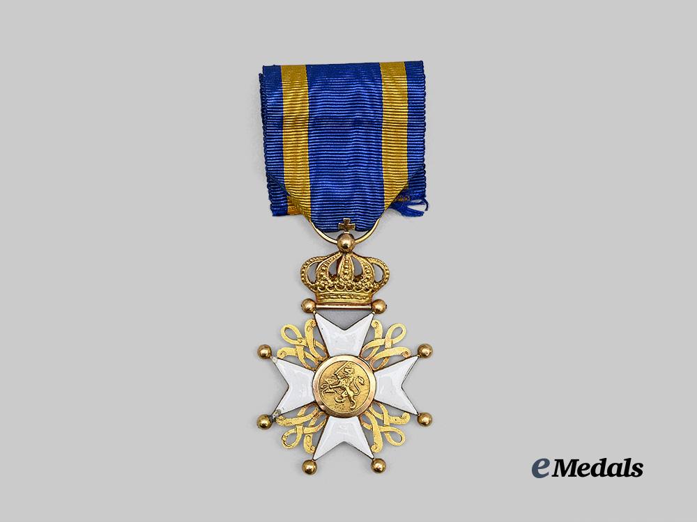 netherlands,_kingdom._an_order_of_the_dutch_lion,_knight_in_gold,_c.1870_e_medals__e_u24951_2
