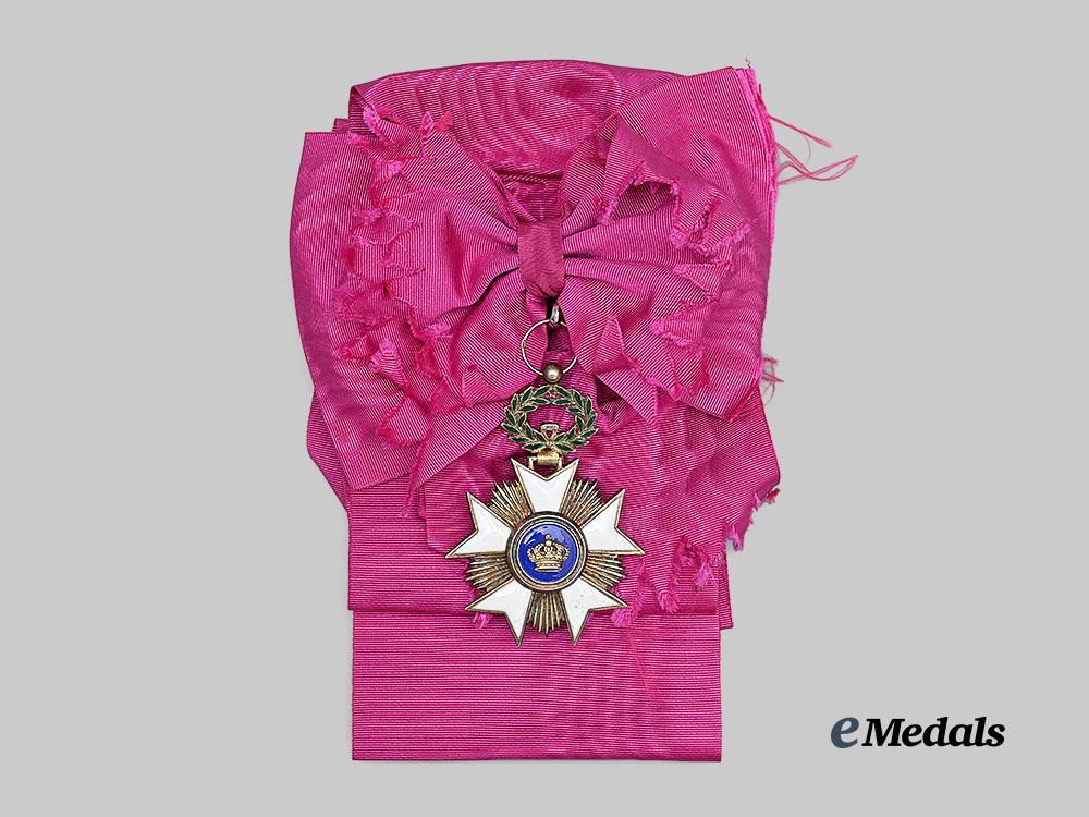 belgium,_kingdom._an_order_of_the_crown,_grand_cross_set,_by_henri_walravens_c.1950_e_medals__e_u25006_3