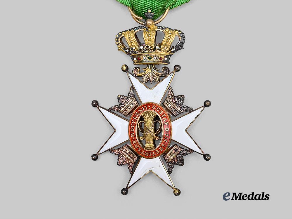 sweden,_kingdom._a_cased_order_of_vasa_in_gold,_i_class_knight,_c.1900_e_medals__e_u25008_6