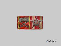 Turkey, Ottoman Empire. A Two Piece Ribbon Bar
