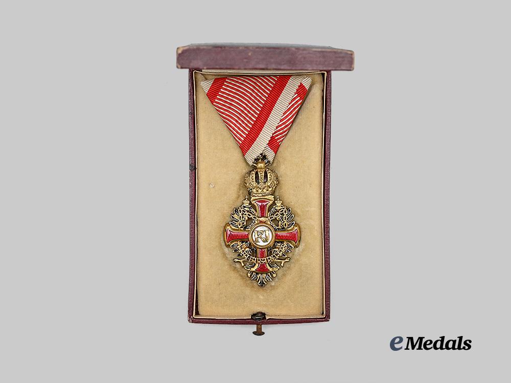austria,_imperial._an_order_of_franz_joseph,_knight_in_case_by_wilhelm_kunz,_c.1917_e_medals__e_u25055_3