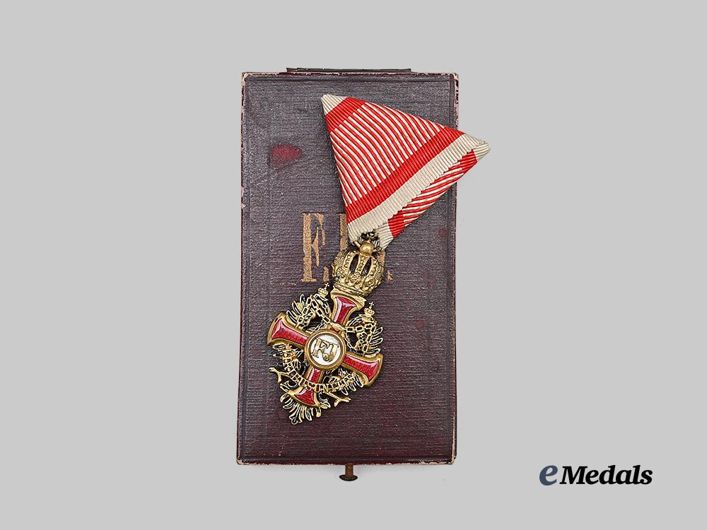 austria,_imperial._an_order_of_franz_joseph,_knight_in_case_by_wilhelm_kunz,_c.1917_e_medals__e_u25055_5