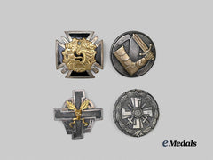 Finland, Republic. A Lot of Four Second War Finnish Badges