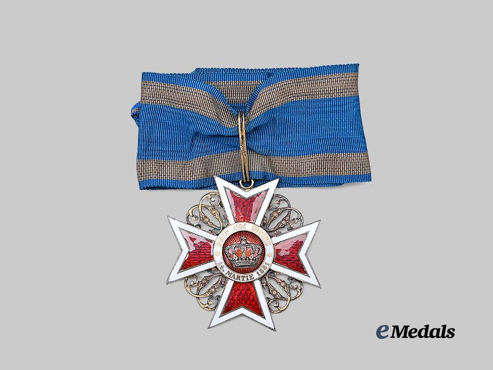romania,_kingdom._an_order_of_the_crown,_commander,_by_j_r_f_to_romanian_diplomat_george_stoicescue,_stationed_in_japan,1930s_e_medals__e_u25075_6