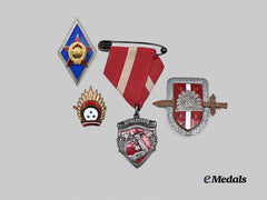Latvia, First Republic. A Lot of Awards & Badges