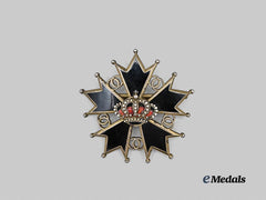 Romania, Kingdom. A 7 Year Service Badge of the Mounted Guard Regiment, German Made