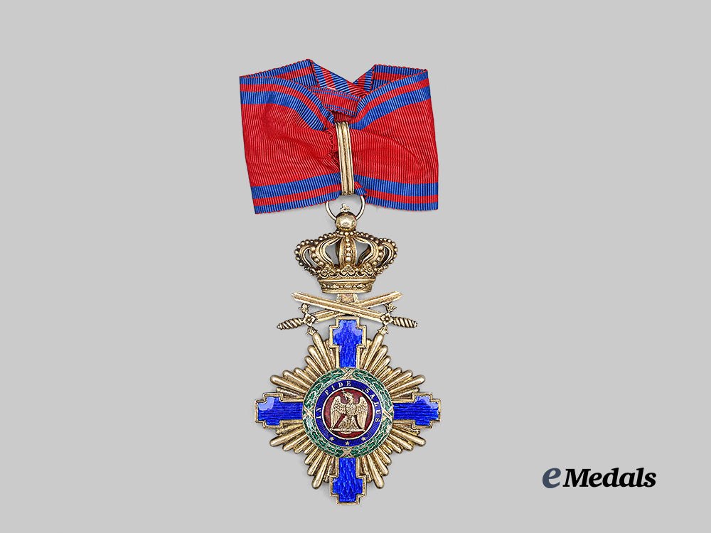 romania,_kingdom._an_order_of_the_romanian_star,_commander_with_swords_e_medals__e_u25119_2