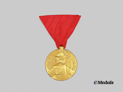 Serbia, Kingdom. A Bravery Medal, Gold Grade, Mint