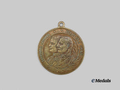 Serbia, Kingdom. A 100th Anniversary of the Serbian Uprising & Coronation of King Peter I Medal, c.1904