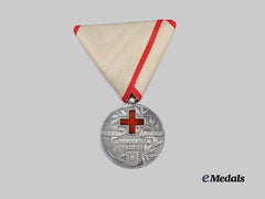 Serbia, Kingdom. A Red Cross Society Medal, Silver Grade, c.1918