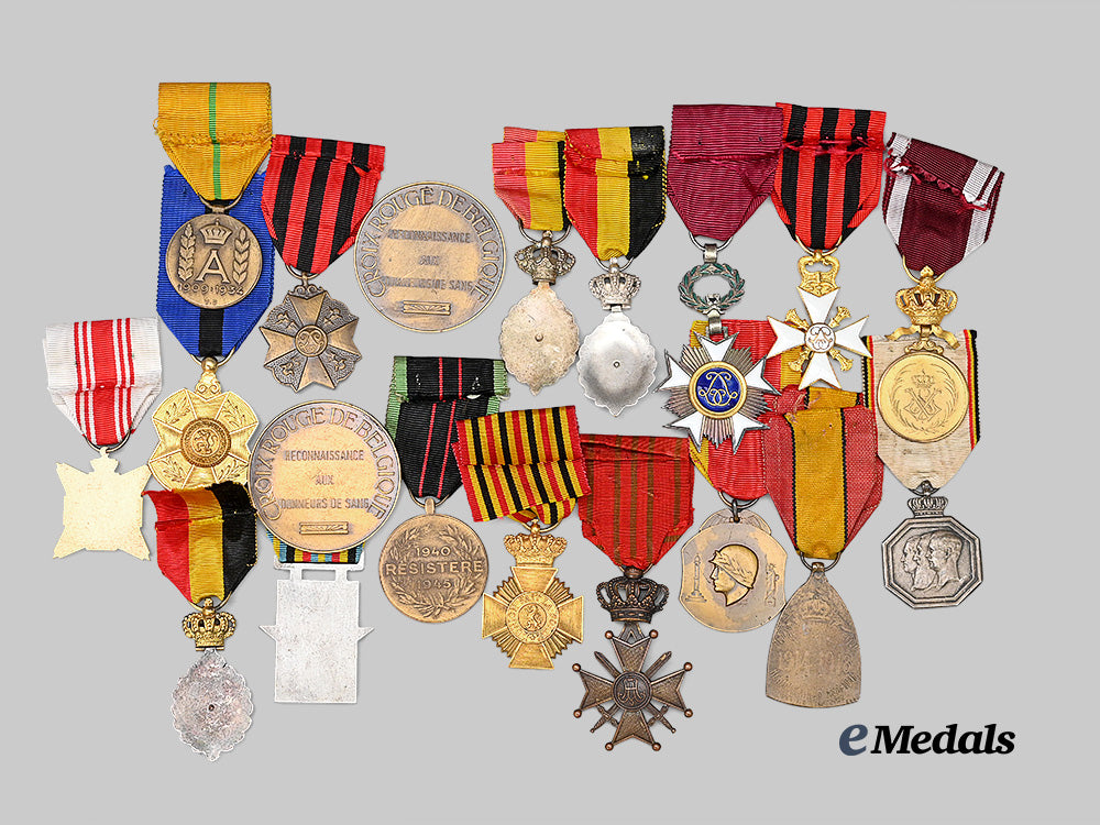 belgium,_kingdom._a_large_lot_of_nineteen_belgian_medals_and_decorations_e_medals__e_u25206_6