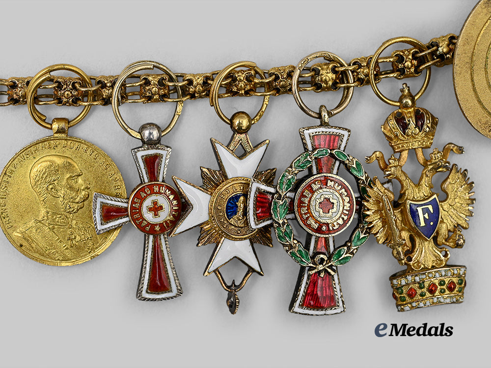 austria,_imperial._a_miniature_chain_with_five_decorations_e_medals__e_u25208_3