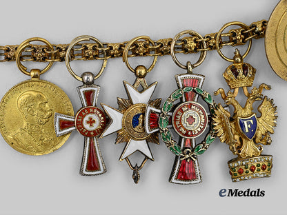 austria,_imperial._a_miniature_chain_with_five_decorations_e_medals__e_u25208_3