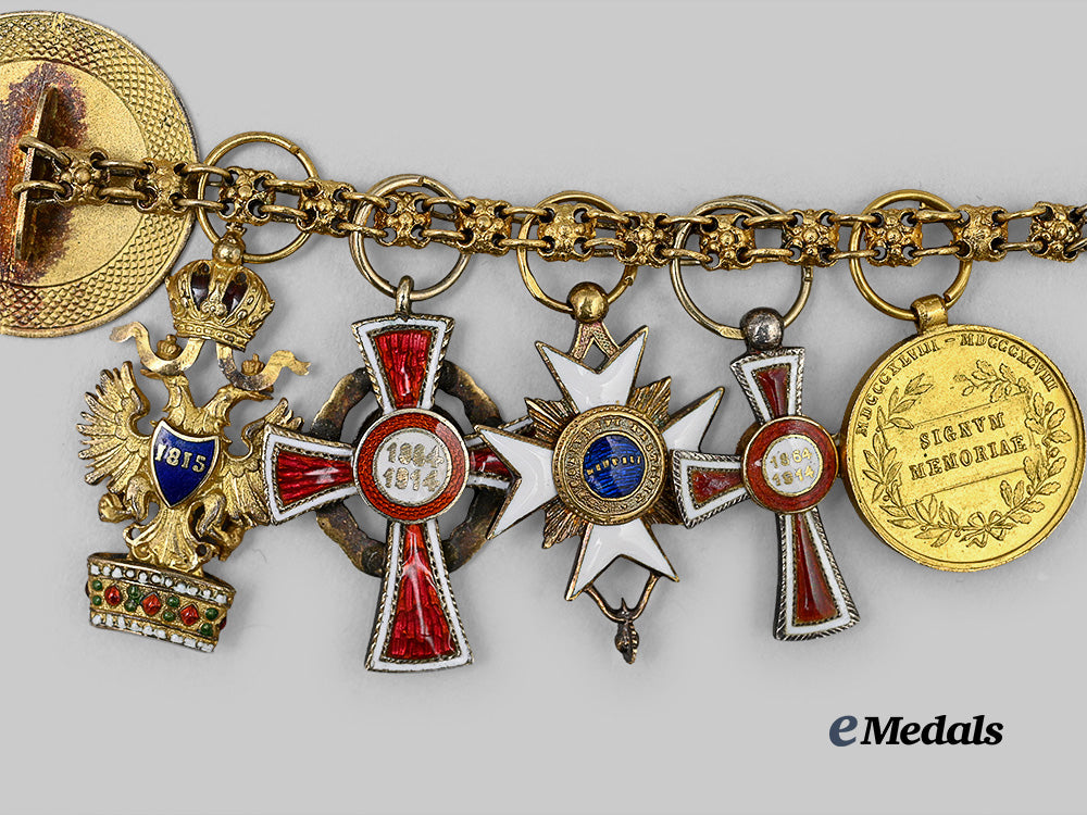 austria,_imperial._a_miniature_chain_with_five_decorations_e_medals__e_u25208_5