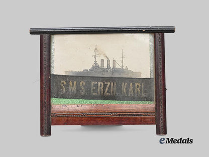 austria,_empire._a_period_framed_photo_of_s._m._s._erzherzog_karl_with_ribbon_tally_e_medals__e_u25214_2