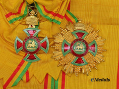 Ethiopia, Kingdom. An Order of Menelik II, Grand Cross Set, c.1960