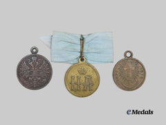 Russia, Imperial. A Lot of Three Medals