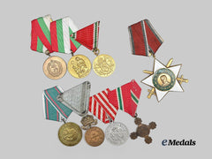 Bulgaria, Socialist Republic. A Lot of Eight Medals & Awards