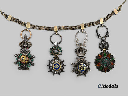 belgium,_kingdom._a_superb_miniature_group_in_diamonds_e_medals__e_u25292_3