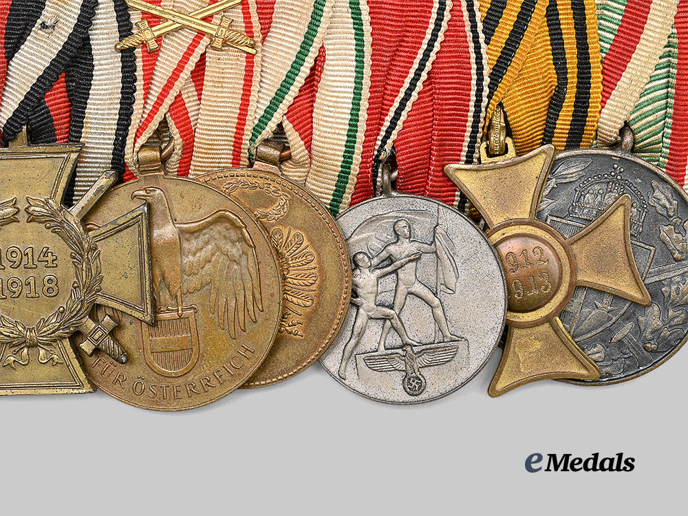 austria,_imperial._a_ten_piece_medal_bar_for_first_war_service_e_medals__e_u25293_3