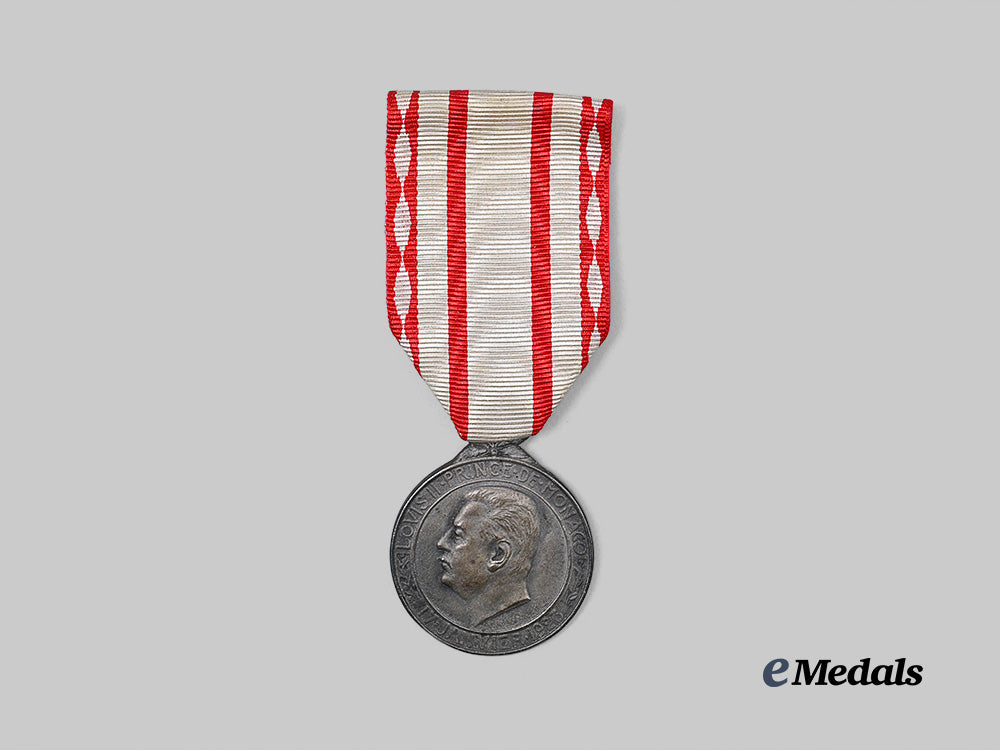 monaco,_principality._a_medal_of_labour;_silver_grade,_c.1945_e_medals__e_u25299_5