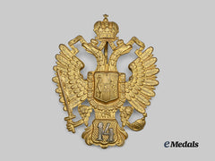 Austria, Imperial. An Officer’s Helmet Plate, 14th Infantry
